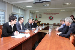 Во время подписания Соглашения в Министерстве здравоохранения Республики Беларусь