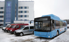 Линейка газомоторных автомобилей, представленных в ОАО "Газпром трансгаз Беларусь"