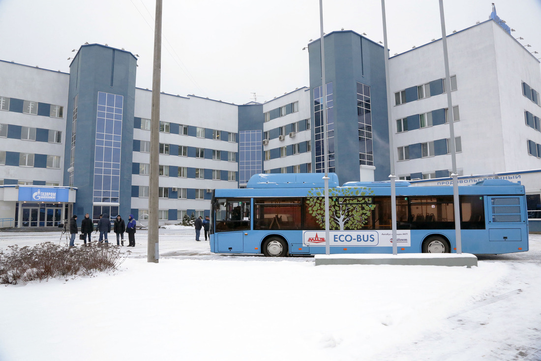 Первый белорусский газомоторный автобус МАЗ-203965
